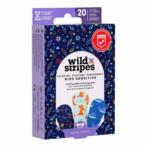 WILD STRIPES Pflaster Kids sensitiv Space INT