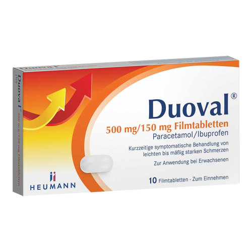 DUOVAL 500 mg/150 mg Filmtabletten