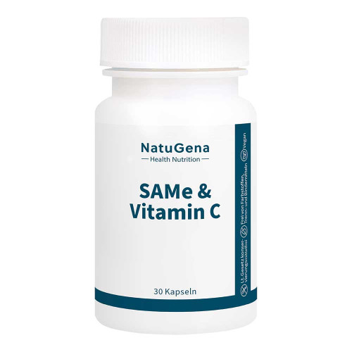 SAME & VITAMIN C hochdosiert + vegan Kapseln