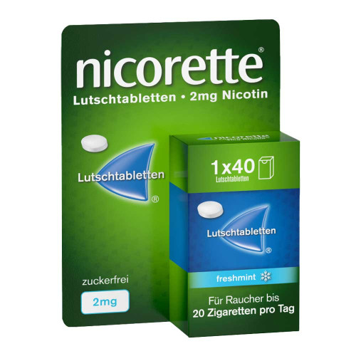 NICORETTE freshmint 2 mg Lutschtabletten gepresst