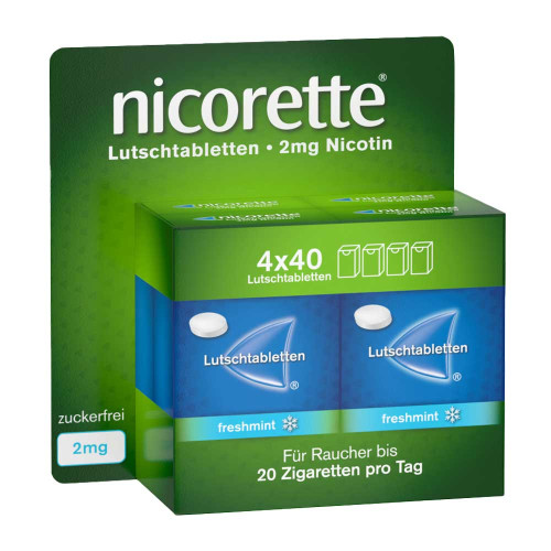 NICORETTE freshmint 2 mg Lutschtabletten gepresst