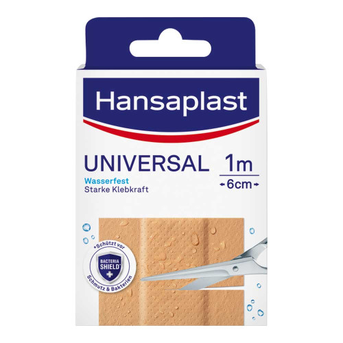 HANSAPLAST Universal Pflaster wasserfest 6 cmx1 m