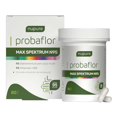 NUPURE probaflor Max Spektrum N95 magensaftr.Kaps.