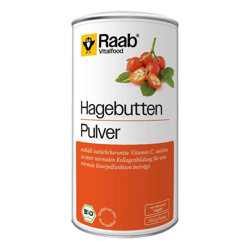 RAAB Vitalfood Hagebutte Bio Pulver