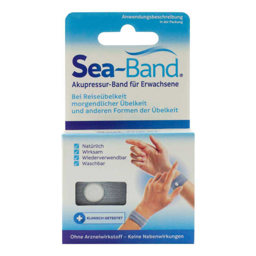 SEA-BAND Akupressurband f.Erwachsene XL grau