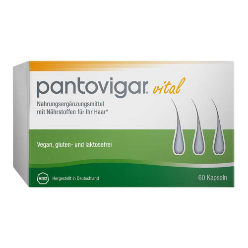 PANTOVIGAR vital Kapseln mit N&auml;hrstoffen f&uuml;r Haare