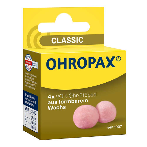 OHROPAX Classic Wachs Vor-Ohr St&ouml;psel