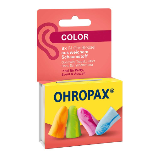 OHROPAX color Schaumstoff In-Ohr St&ouml;psel