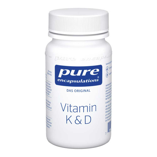 PURE ENCAPSULATIONS Vitamin K & D Kapseln