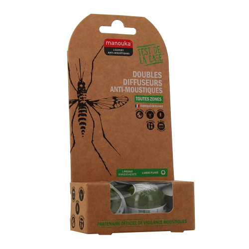 M&Uuml;CKENSCHUTZ Double Diffusor gr&uuml;n MANOUKA