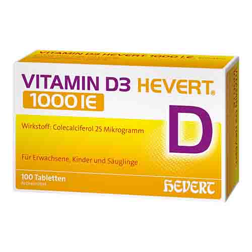 VITAMIN D3 HEVERT 1000 I.E. Tabletten