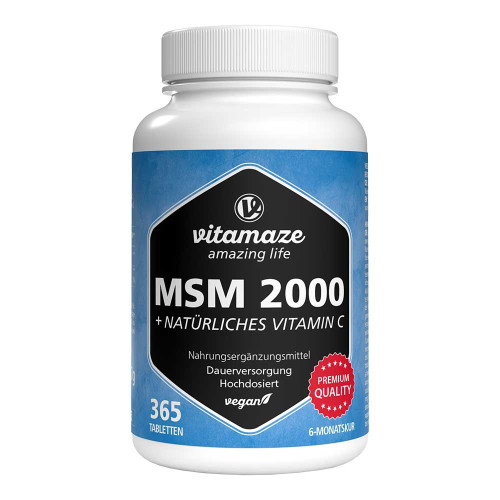 MSM 2000+Vitamin C Acerola Extrakt Tabletten