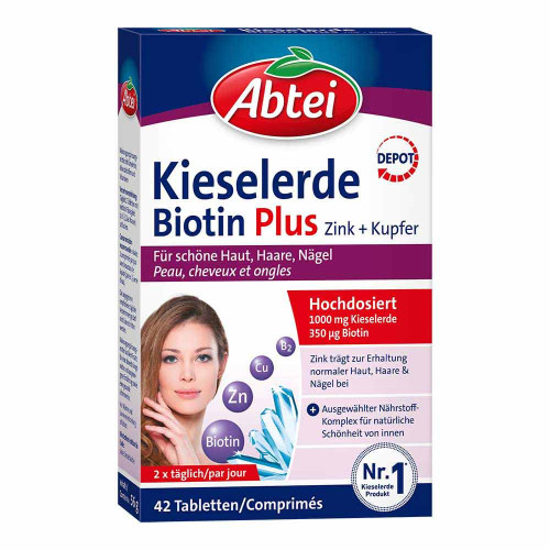 ABTEI Kieselerde Biotin Plus Tabletten