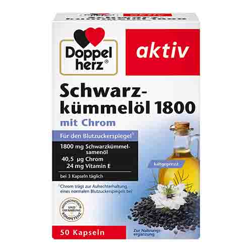 DOPPELHERZ Schwarzk&uuml;mmel&ouml;l 1800 Kapseln
