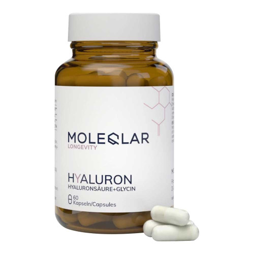 MOLEQLAR Longevity Hyaluron+Glycin Kapseln