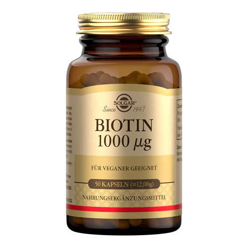 SOLGAR Biotin 1000 &mu;g Kapseln