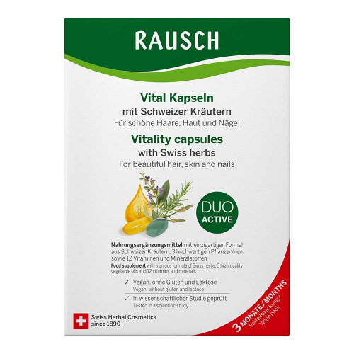 Rausch Vital Kapseln mit Schweizer Kr&auml;uter