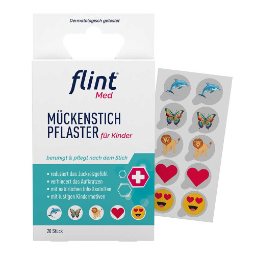 FLINT Med M&uuml;ckenstich Pflaster f&uuml;r Kinder