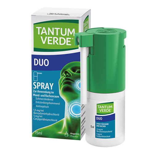 TANTUM VERDE duo 1,5mg/ml+5mg/ml Spray Anw.Mundh&ouml;.