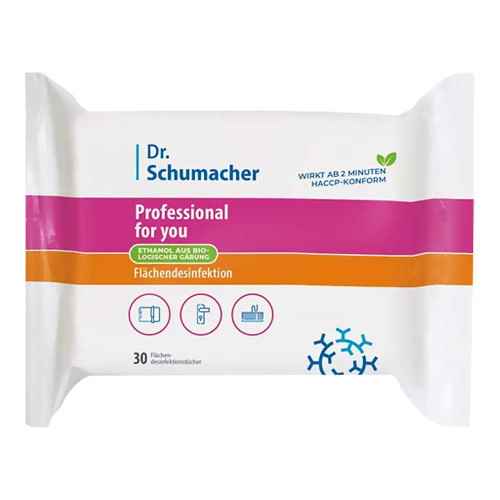 PROFESSIONAL for you Fl&auml;chendesinfektion wipes