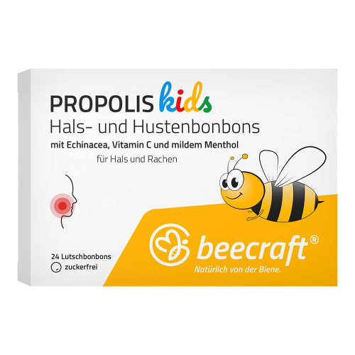 BEECRAFT KIDS Propolis Hals- und Hustenbonbons