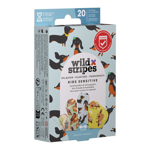 WILD STRIPES Pflaster Kids sensitiv Animal Fun
