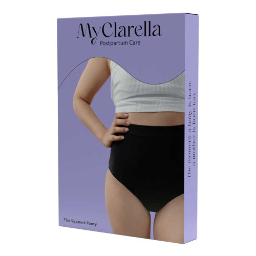 THE SUPPORT Panty Wochenbett Unterhose S schwarz