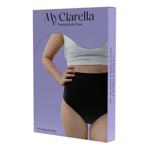 THE SUPPORT Panty Wochenbett Unterhose M schwarz