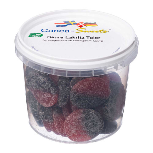 SAURE LAKRITZ Taler Bonbons