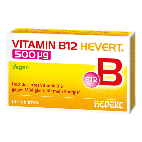 VITAMIN B12 HEVERT 500 &mu;g Tabletten