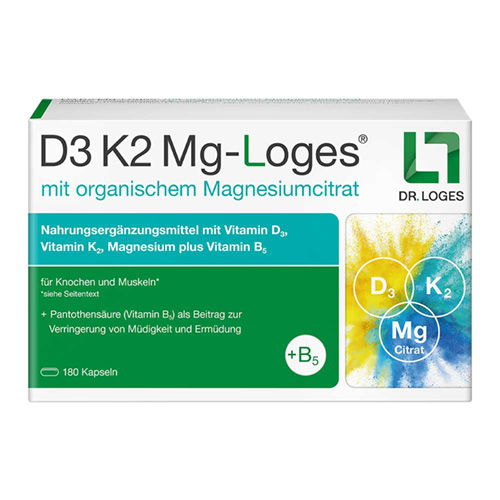 D3 K2 Mg-Loges Kapseln