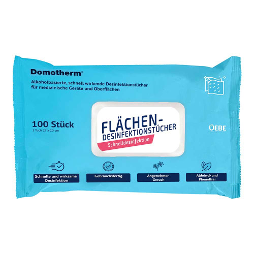 DOMOTHERM Fl&auml;chen-Desinfektionst&uuml;cher
