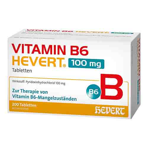 VITAMIN B6 HEVERT 100 mg Tabletten
