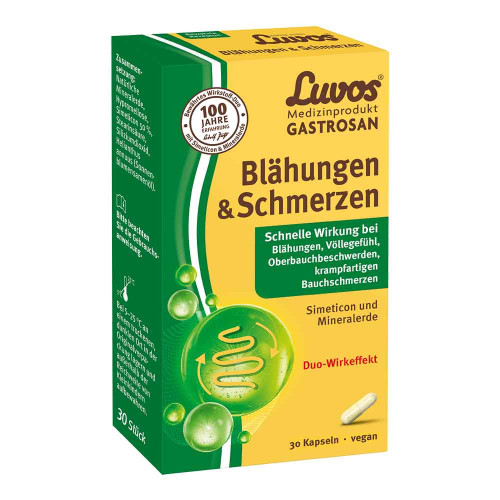 LUVOS Gastrosan Bl&auml;hungen & Schmerzen Kapseln