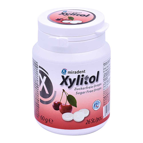 MIRADENT Xylitol Drops Cherry Dose