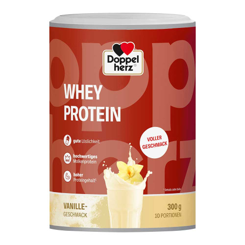 DOPPELHERZ Whey Protein Vanille-Geschmack Pulver