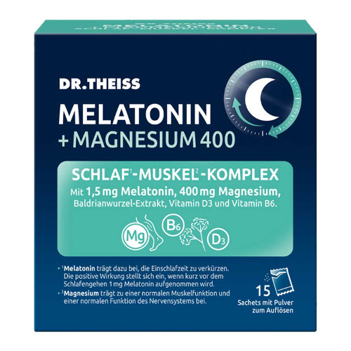 DR.THEISS Melatonin+Magn.400 Schlaf-Komplex Pulver