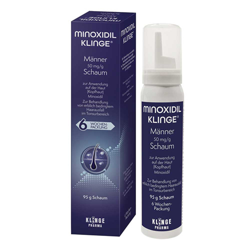 MINOXIDIL Klinge M&auml;nner 50 mg/g Schaum