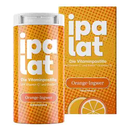 IPALAT Die Vitaminpastille Orange-Ingwer