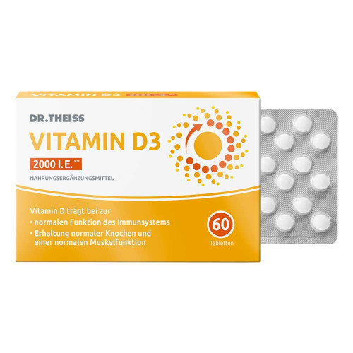 DR.THEISS Vitamin D3 Tabletten 2000 I.E.