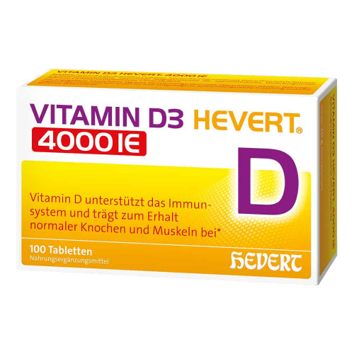 VITAMIN D3 HEVERT 4000 I.E. Tabletten