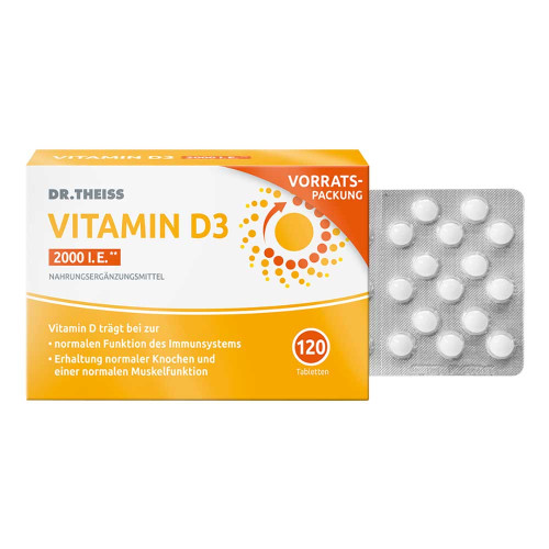 DR.THEISS Vitamin D3 Tabletten 2000 I.E.