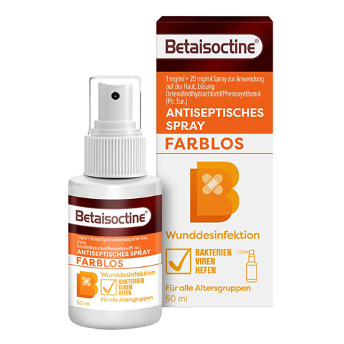 BETAISOCTINE 1 mg/ml + 20 mg/ml Spray z.Anw.a.d.H.