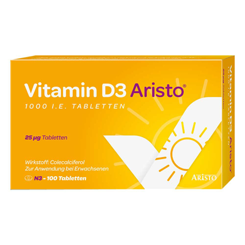 VITAMIN D3 ARISTO 1000 I.E. Tabletten