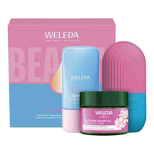WELEDA Geschenkset Serum Drops gl&auml;tt.Tagespf.&Hyal