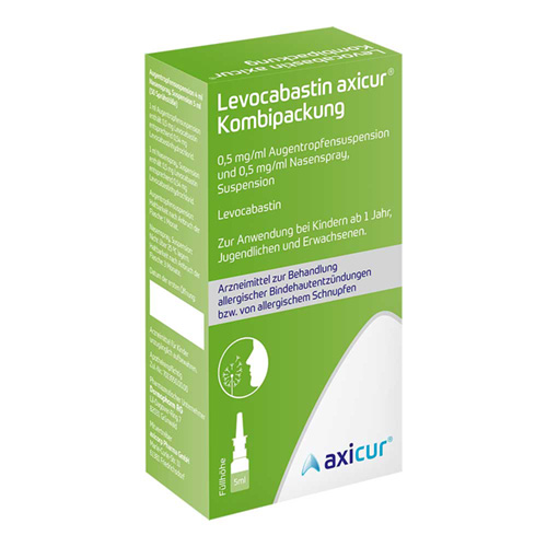 LEVOCABASTIN axicur Kombi.0,5 mg/ml 4ml AT+5ml NAS