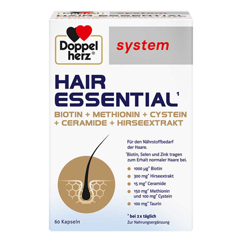 DOPPELHERZ Hair Essential system Kapseln