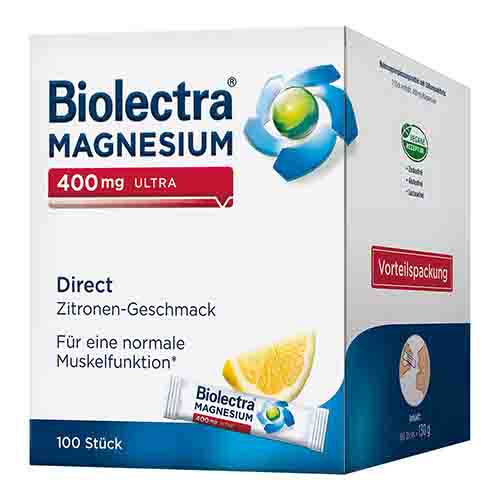BIOLECTRA Magnesium 400 mg ultra Direct Zitrone