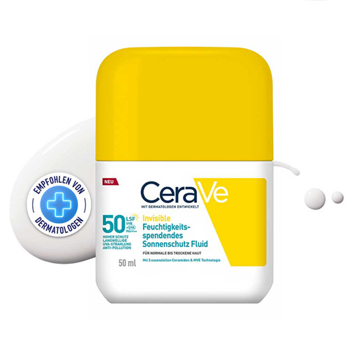 CERAVE Sonnenschutz Fluid Invisi.feuchtigk.SPF 50