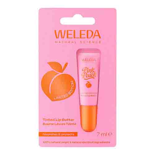 WELEDA Pink Peach tinded Lip Butter